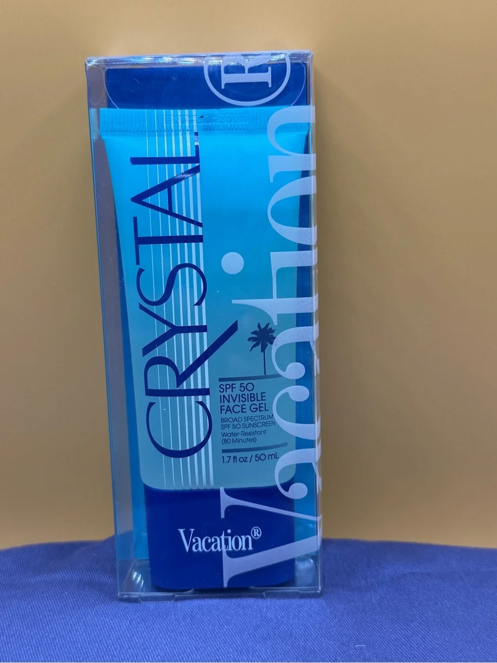 Vacation Crystal SPF 50 Invisible Face Gel - 50 ml